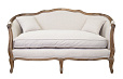 Дизайнерский двухместный диван ампир Darcy 2 бежевый