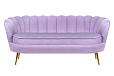 Диван ракушка для гостиниц Pearl Triple Purple