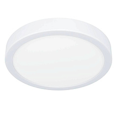 900654 Накладной светильник FUEVA 5, 17W (LED), 3000K, IP44, ?210, сталь, белый / пластик, белый