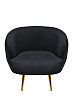 Мягкое кресло Benee Black №1