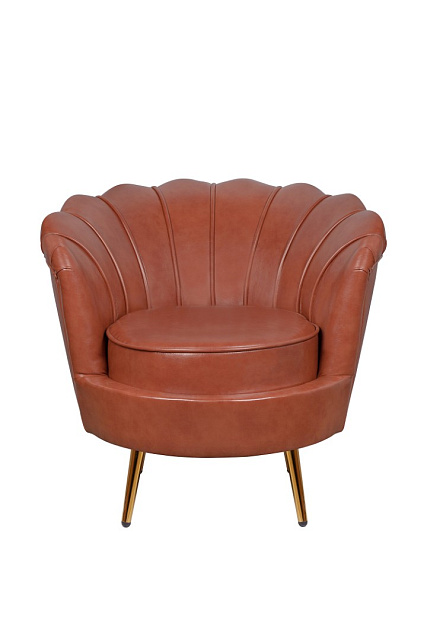 Низкое кресло ракушка Pearl Brown в Москве Низкое кресло ракушка Pearl Brown