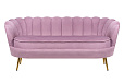 Диван ракушка Pearl Triple Pink