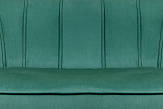 Дизайнерский диван Pearl Double Green V2 на черных ножках №4