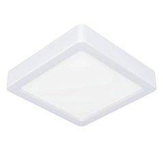 900646 Накладной светильник  FUEVA 5, 11W (LED), 3000K, IP44, L160, B160, H28, сталь, белый / пластик, белый