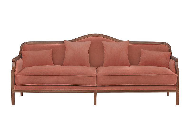 Диван с высокой спинкой для гостиниц Madesta Red V2