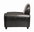 Кожаное кресло черное Flog №2