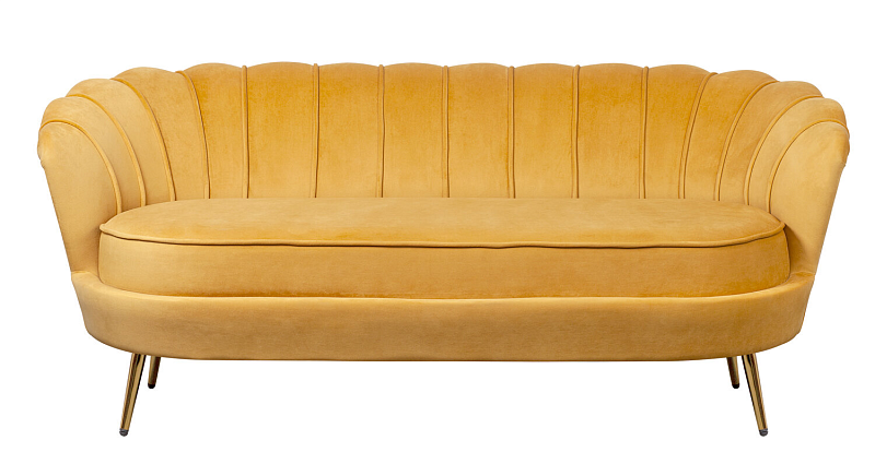 Дизайнерский диван Pearl Triple Yellow в Москве Дизайнерский диван Pearl Triple Yellow