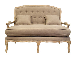 Дизайнерский двухместный диван Yareli Brown