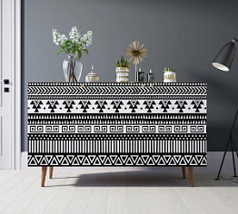 Комод "Berber" три дверки 19 принт арт BB01/Print_19