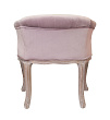 Низкое кресло ретро Kandy Pink Velvet №2