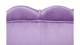 Низкое кресло ракушка Pearl Purple на черных ножках №4