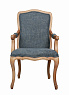 Мягкий стул с подлокотниками Wallis Blue