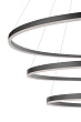 Люстра Orblaze 3 rings 600 black №6