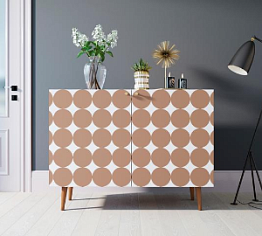 Комод "Berber" две дверки 17 принт арт BB04/Print_17