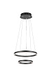 Люстра Orblaze 2 rings 400 black №0