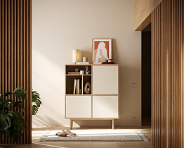 Комод с дверками "Alice" арт ALC08