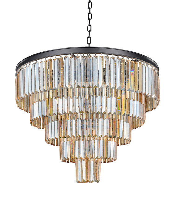 Люстра Odeon 5 Rings Amber в Москве Люстра Odeon 5 Rings Amber