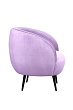 Мягкое кресло Benee Purple на черных ножках №2