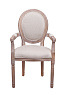 Мягкий стул с подлокотниками Volker Arm Beige V2