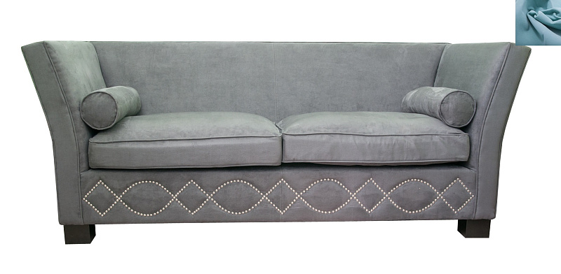 Диван арт-деко Volte цвет голубой в Москве Диван арт-деко Volte цвет голубой