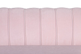 Дизайнерский диван Pearl Triple Pink на черных ножках №5