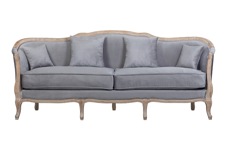 Прямой диван для гостиниц Darcy 3 серый в Москве Прямой диван для гостиниц Darcy 3 серый