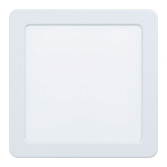 99179 Светодиодный встраиваемый светильник FUEVA 5, 11W (LED), 166х166, ET26, 1350lm, 4000K, сталь, белый