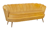 Дизайнерский диван Pearl Triple Yellow №1