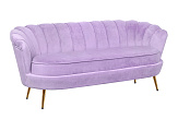 Диван ракушка для гостиниц Pearl Triple Purple №1