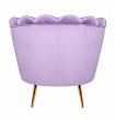 Низкое кресло ракушка Pearl Purple №3