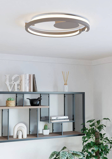 901823 Светодиодный настенно-потолочный светильник с регулировкой цветовой температуры MEZZOMONTE, 40W(LED), 2700-6500K, 3200lm, алюминий, сталь, песо в Москве 901823 Светодиодный настенно-потолочный светильник с регулировкой цветовой температуры MEZZOMONTE, 40W(LED), 2700-6500K, 3200lm, алюминий, сталь, песо