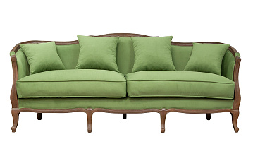 Прямой диван Darcy 3 Green в Москве