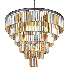 Люстра Odeon 6 Rings Amber