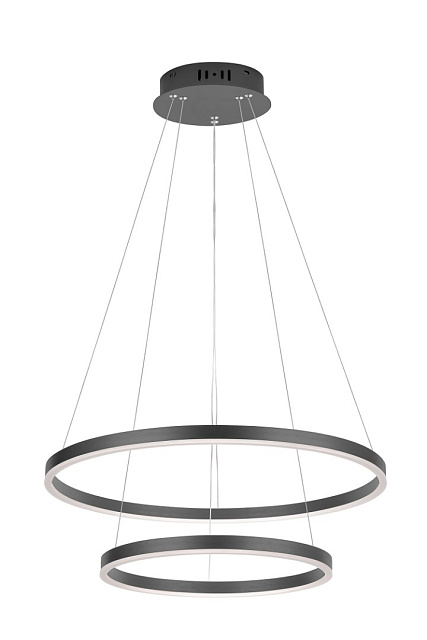 Люстра Orblaze 2 rings 600 black в Москве Люстра Orblaze 2 rings 600 black