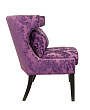 Мягкое полукресло с подлокотниками Suza Violet №1