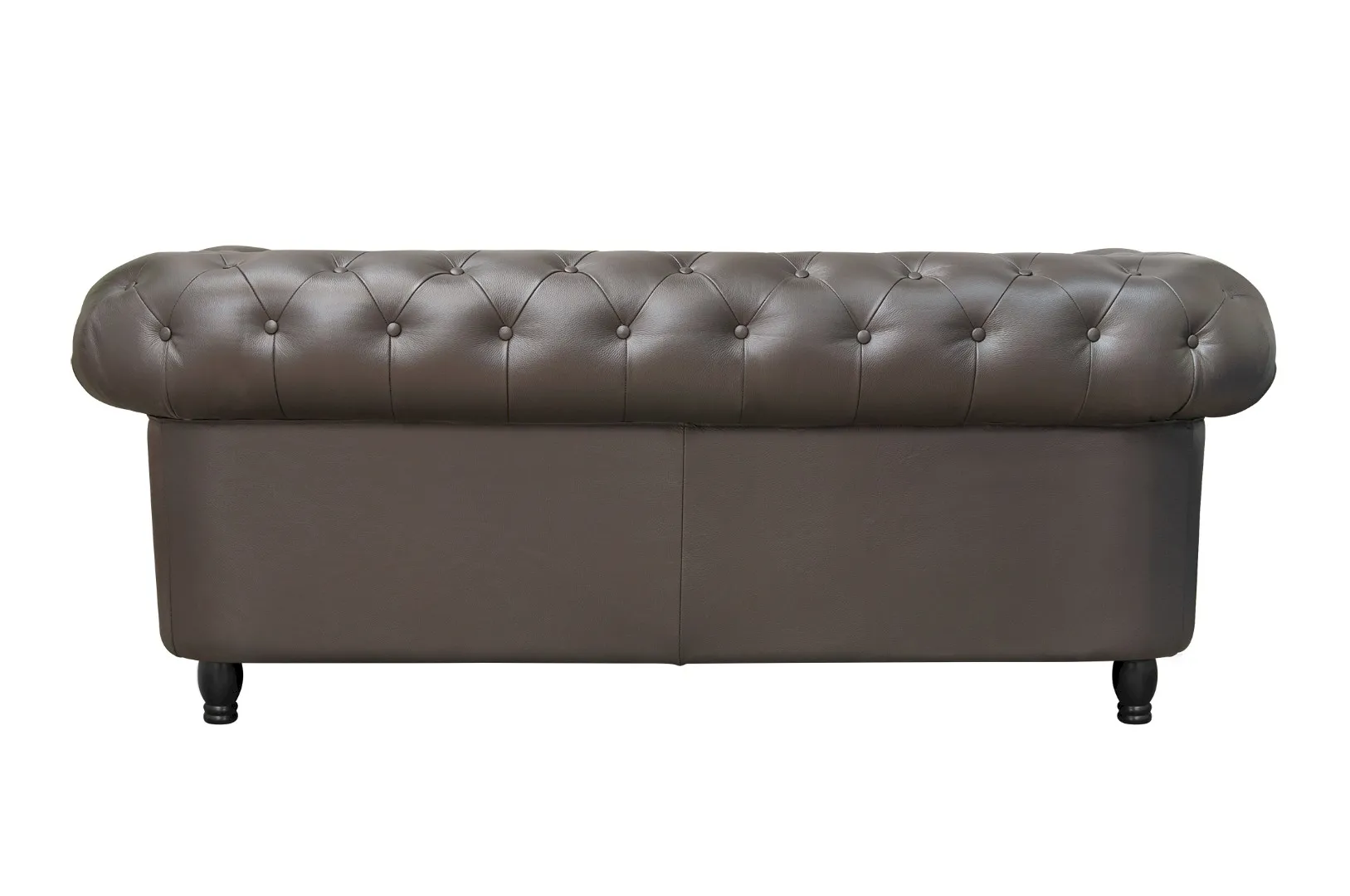 Диван из коричневой кожи Chesterfield Brown Leather 2S в интернет-магазине в Москве Диван из коричневой кожи Chesterfield Brown Leather 2S в интернет-магазине