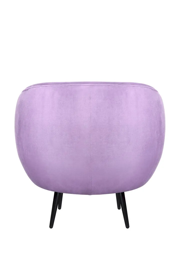 Мягкое кресло Benee Purple на черных ножках в интернет-магазине в Москве Мягкое кресло Benee Purple на черных ножках в интернет-магазине