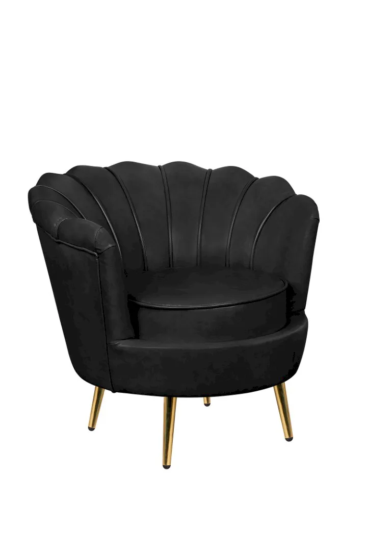 купить Низкое кресло ракушка Pearl Black V2