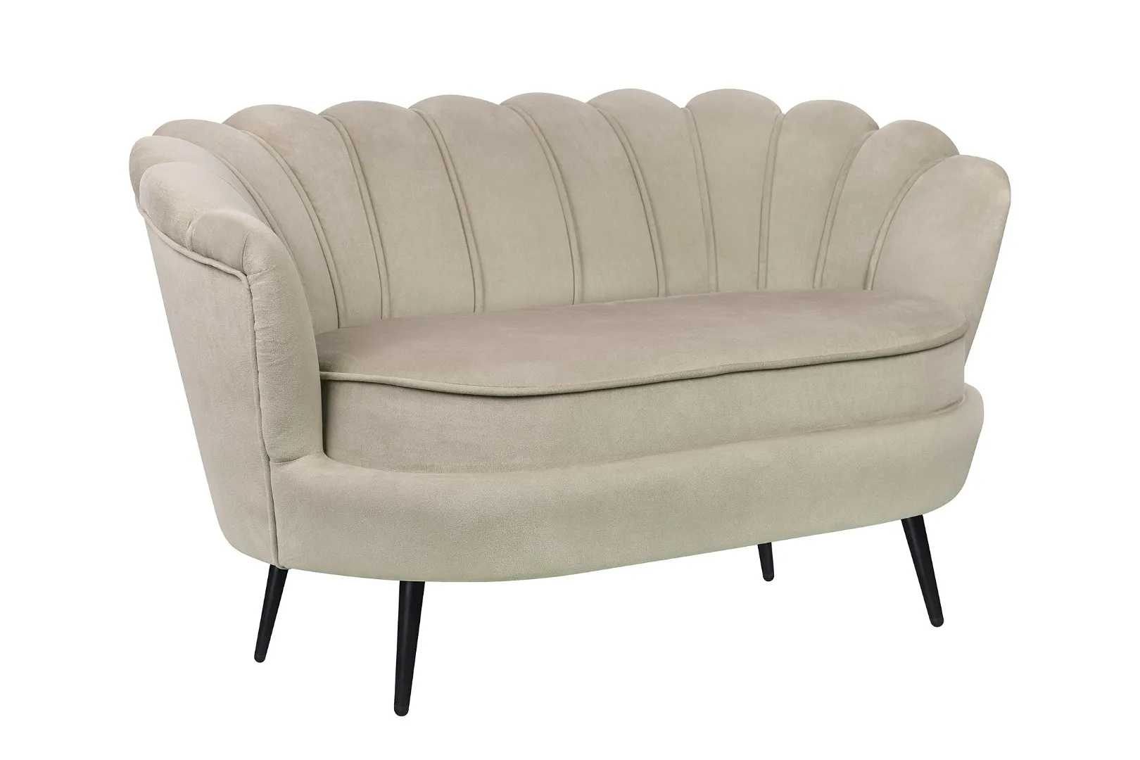 купить Дизайнерский диван Pearl Double Taupe на черных ножках в Москве купить Дизайнерский диван Pearl Double Taupe на черных ножках