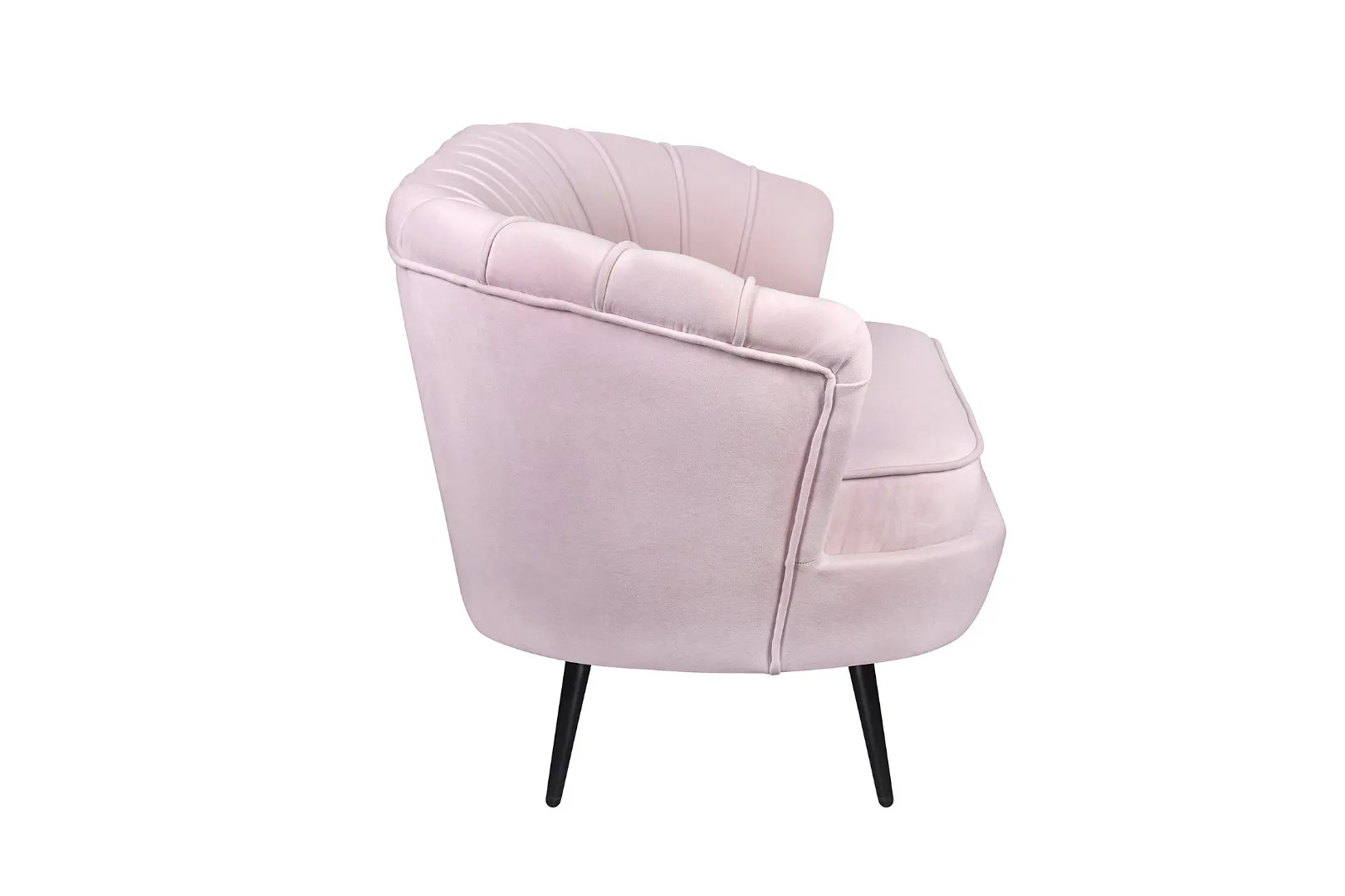 заказать Дизайнерский диван Pearl Triple Pink на черных ножках в Москве заказать Дизайнерский диван Pearl Triple Pink на черных ножках