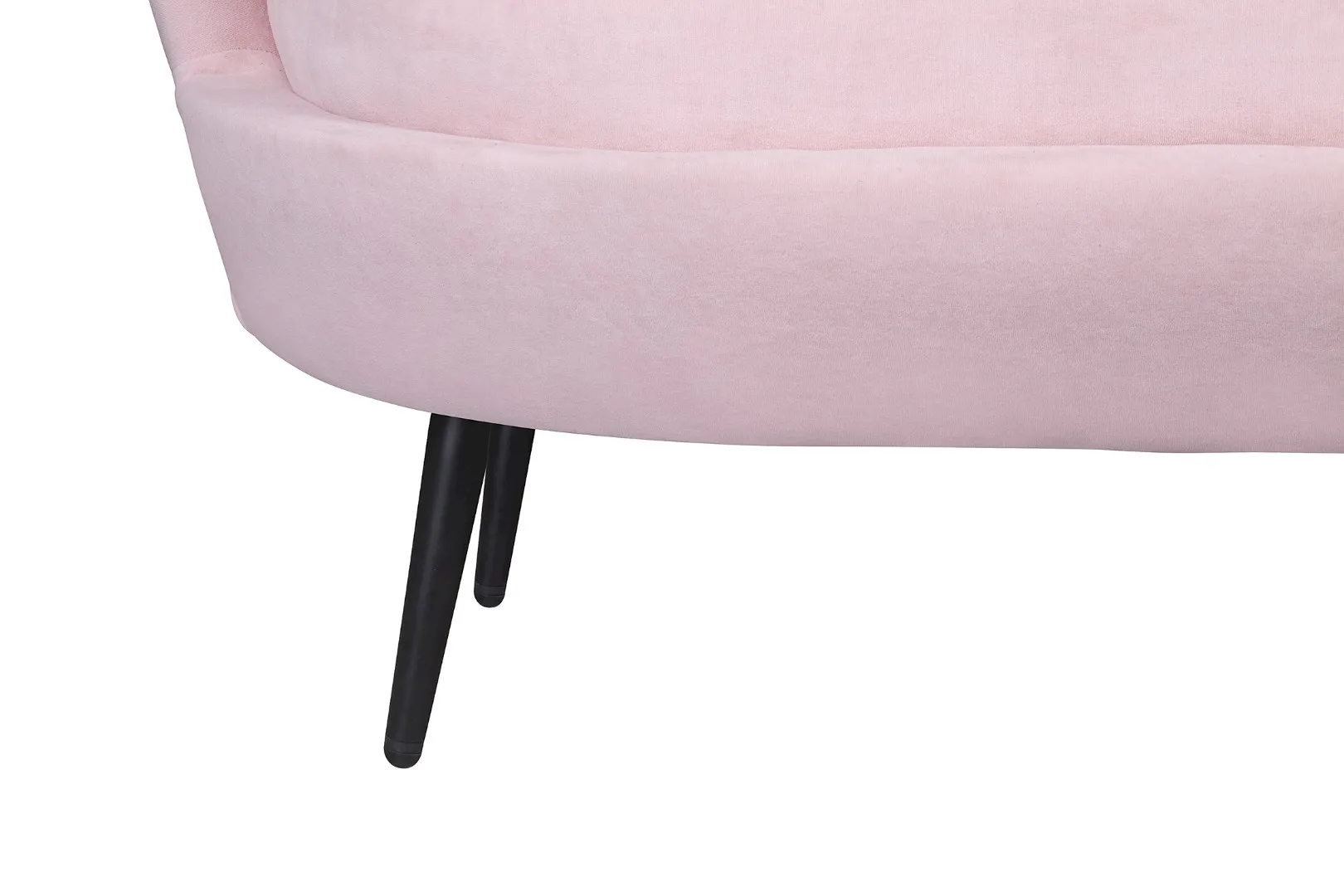 фото Диван ракушка Pearl Double Pink на черных ножках в интерьере в Москве фото Диван ракушка Pearl Double Pink на черных ножках в интерьере