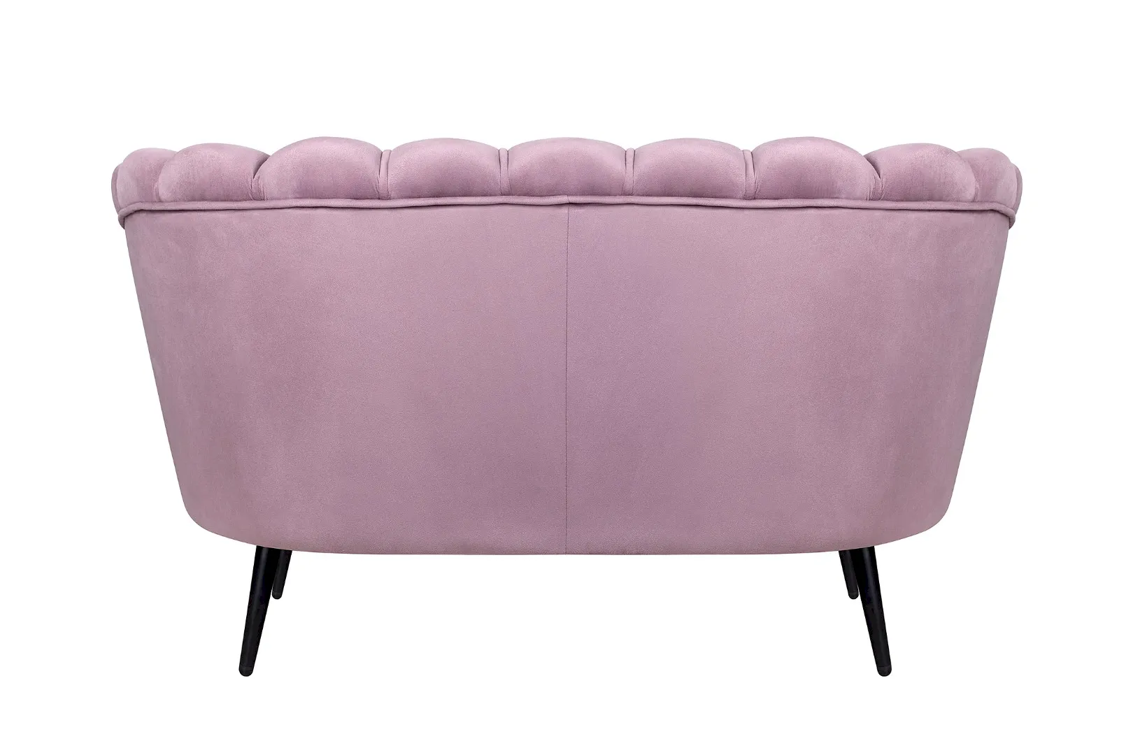 Дизайнерский двухместный диван Pearl Double Pink на черных ножках в интернет-магазине в Москве Дизайнерский двухместный диван Pearl Double Pink на черных ножках в интернет-магазине
