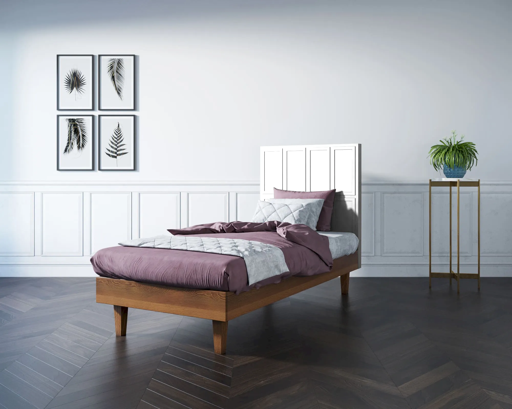 купить Кровать "Андерсен (Andersen)" 120х190 см арт AN120WH в Москве купить Кровать "Андерсен (Andersen)" 120х190 см арт AN120WH