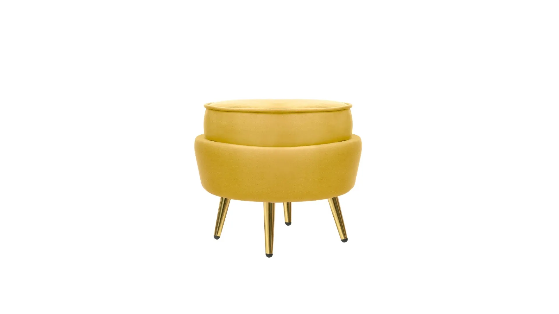 фото Кресло с пуфом ракушка Pearl Yellow в интерьере в Москве фото Кресло с пуфом ракушка Pearl Yellow в интерьере