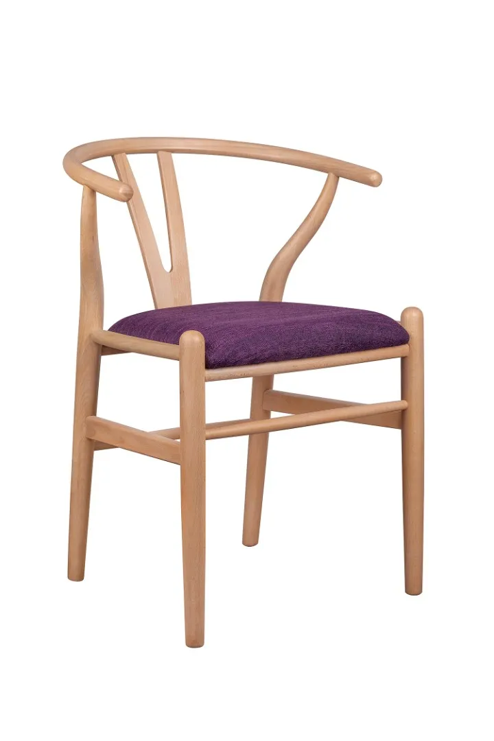 купить Стул ретро Wishbone Purple в Москве