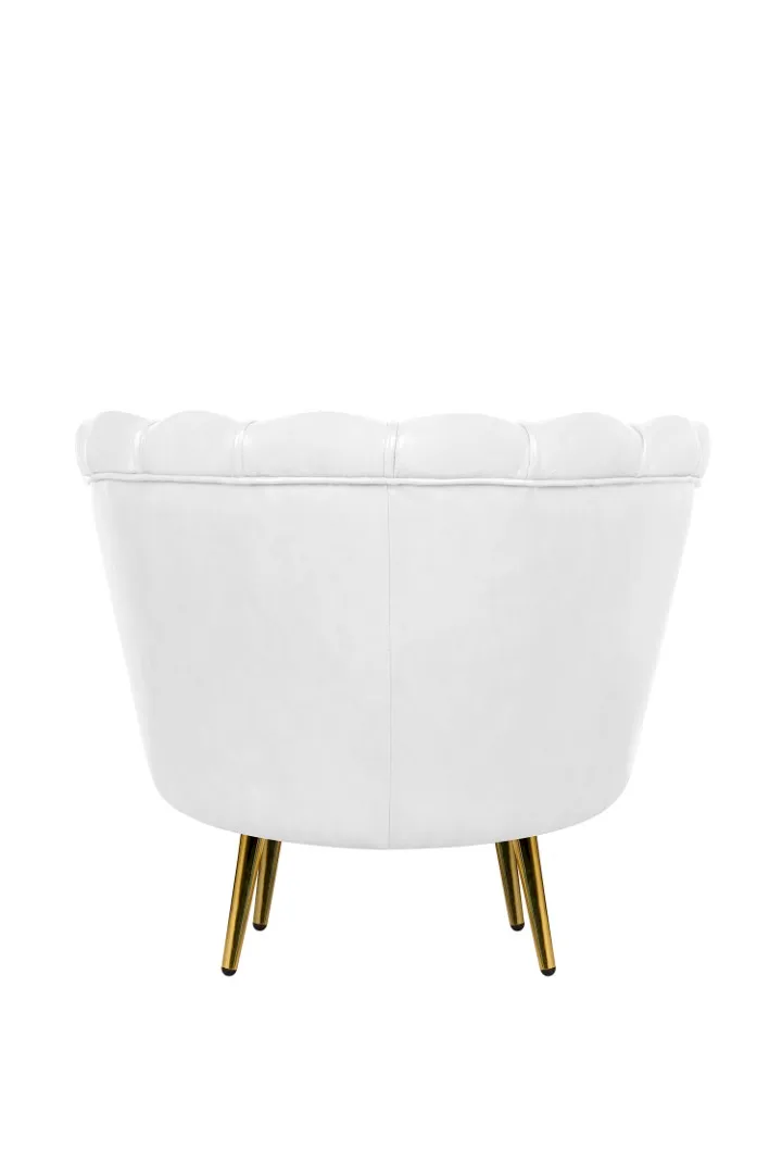 Низкое кресло ракушка Pearl White в интернет-магазине в Москве Низкое кресло ракушка Pearl White в интернет-магазине