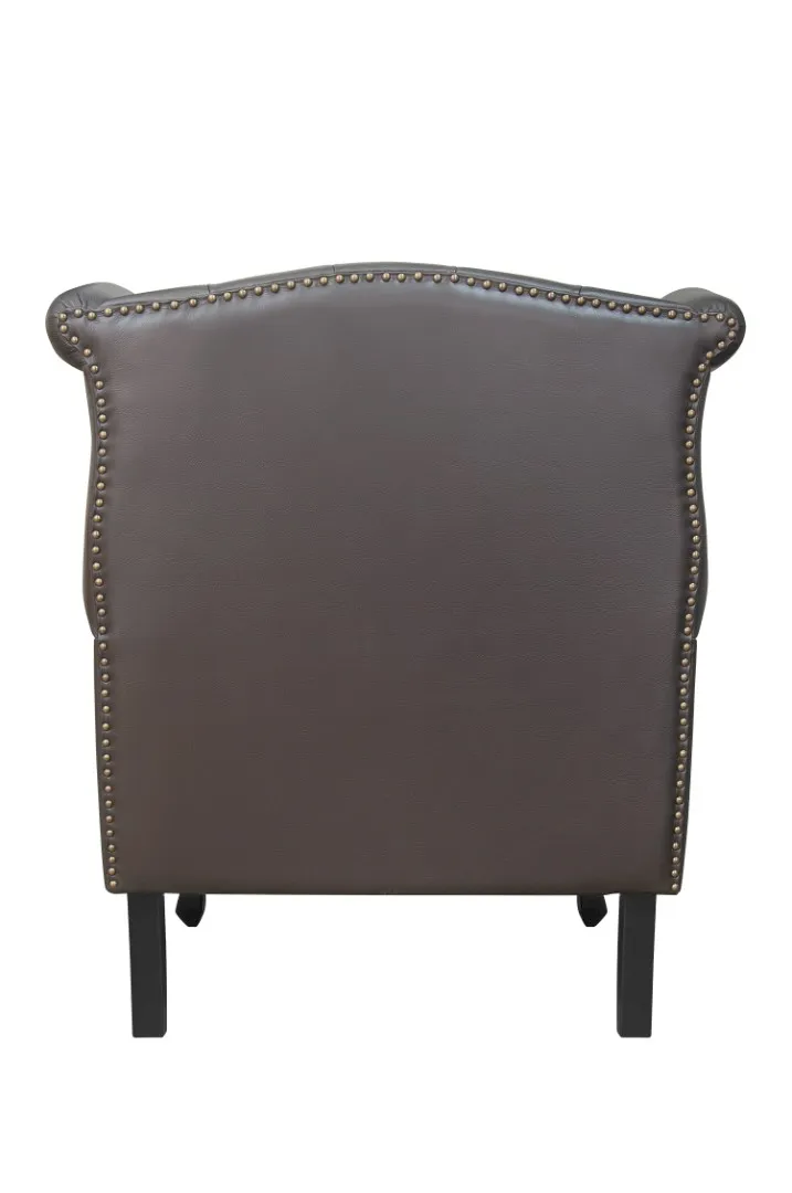 Каминное кожаное кресло Royal Brown V2 в интернет-магазине в Москве Каминное кожаное кресло Royal Brown V2 в интернет-магазине