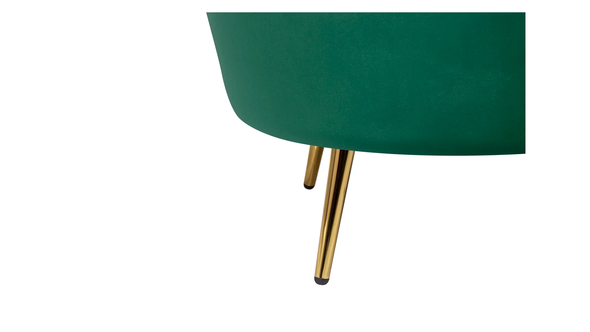 Кресло с пуфом ракушка Pearl Green V2 в интерьере