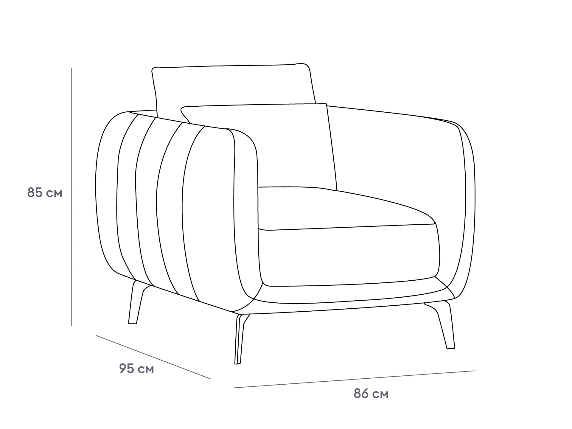 Кресло Amsterdam в интерьере в Москве Кресло Amsterdam в интерьере