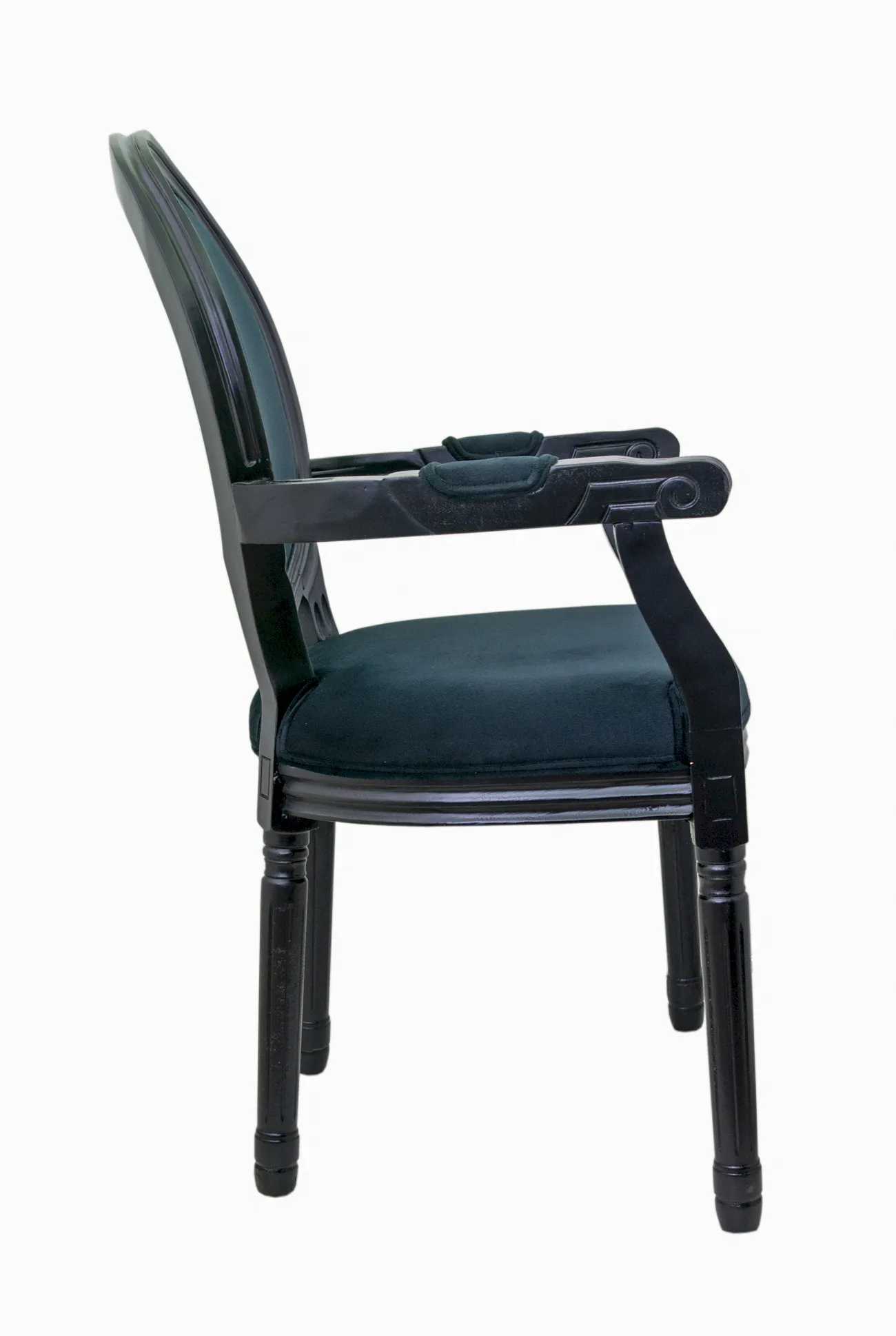 купить Мягкий стул с подлокотниками Volker Arm Black